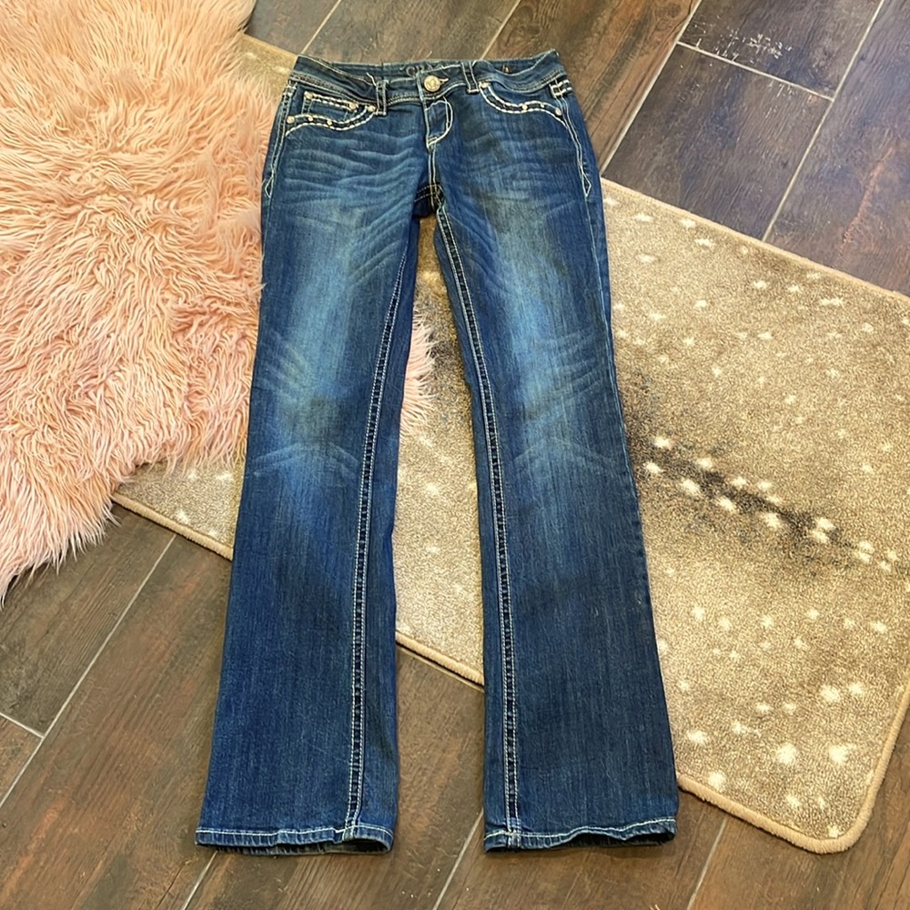 Grace in LA size 28 flare jeans